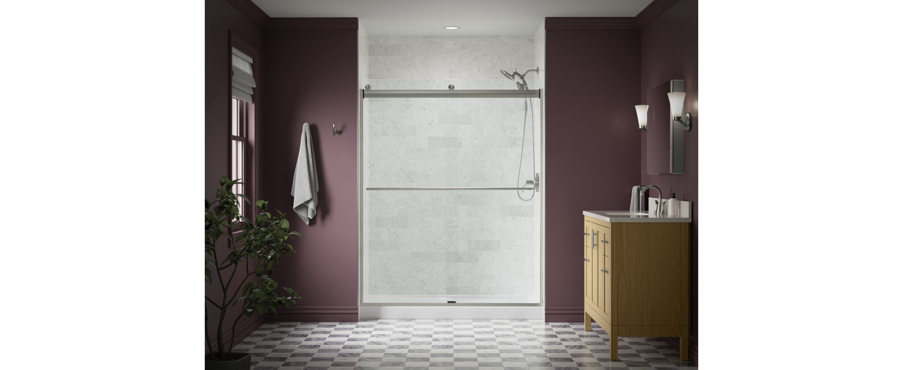 Xspracer Victoria 70-72 in. W x 76 in. H Pivot Frameless Shower Door in Matte Black with 3/8 Inches Thick SGCC Tampered Glass