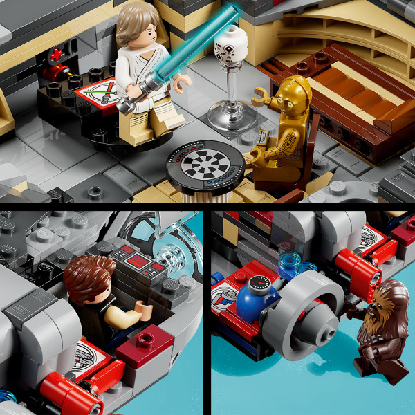 Play holochess, relax in the seating area and more.