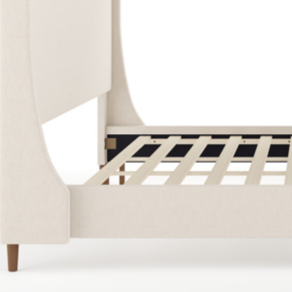 Martha Stewart Britta Queen Upholstered Platform Bed with