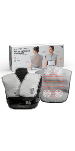 Sharper Image® Heated Neck and Shoulder Massager Wrap