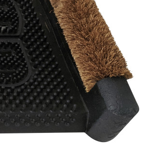 Ninamar Mud Scrubber Rubber Brush Mat - Scrub & Scrape Muddy Shoes