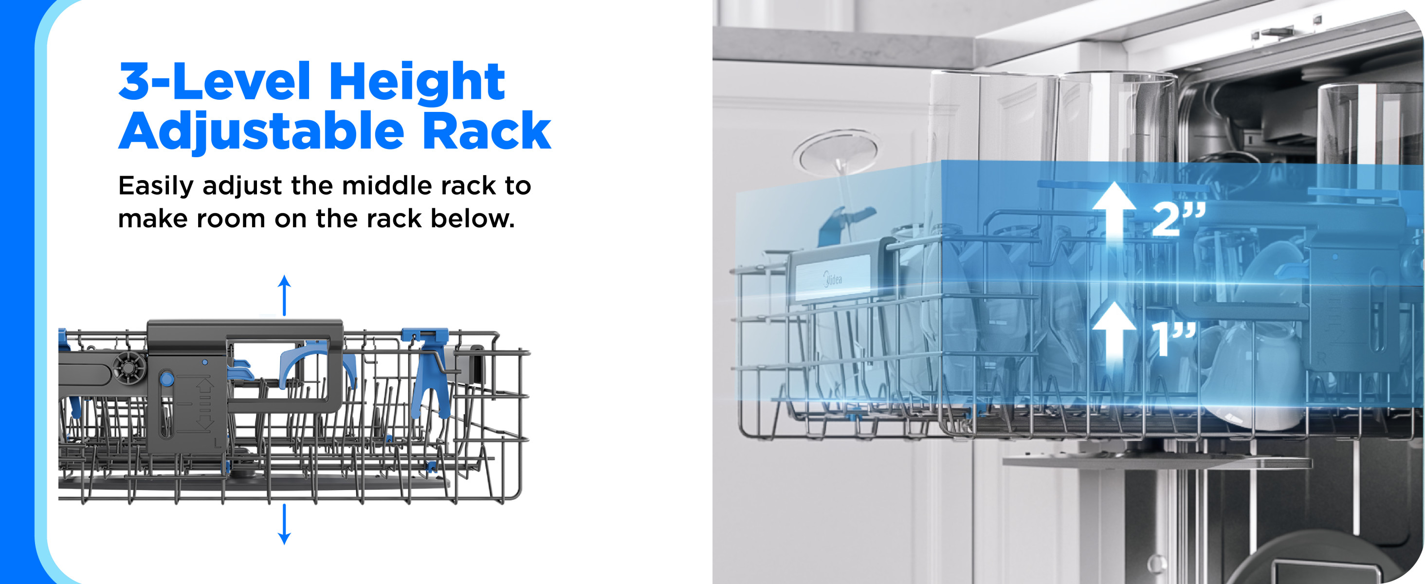 Midea Dishwasher Features