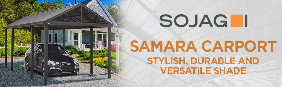 SOJAG SAMARA CARPORT - Stylish, Durable and Versatile Shade