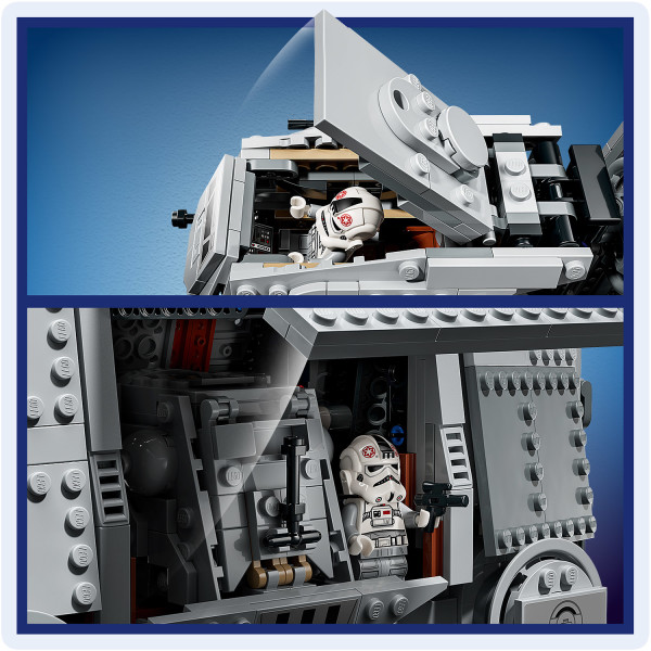 Open the cockpit, side panels and hatches to play inside.