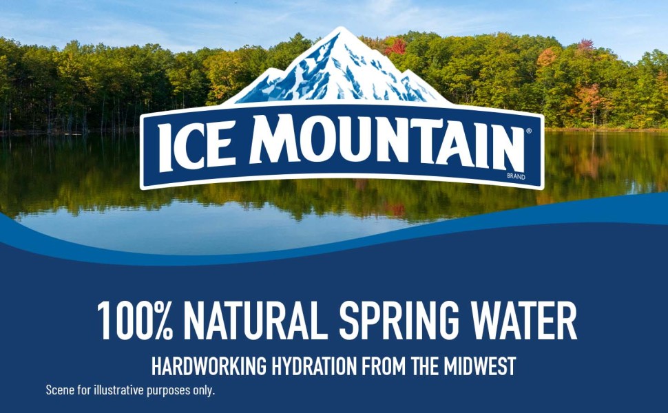 500 mL Bottled Water  Ice Mountain® Brand 100% Natural Spring Water
