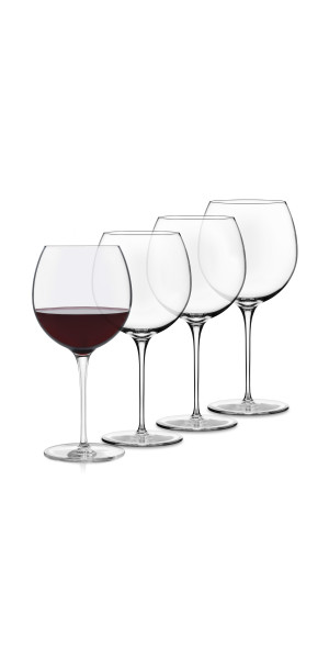 Libbey Kentfield Balloon Red Wine Glasses, 24 oz, Set of 4