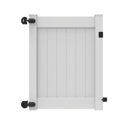 KOZYARD Outdoor Privacy Screens: 4.17 ft. W x 4.0 ft. H Vinyl Fence Panels for AC & Trash Storage