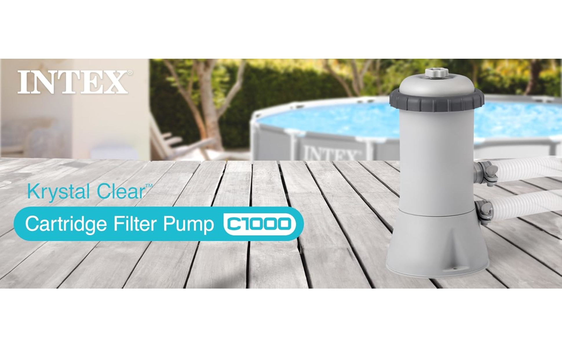 Pool Filter INTEX 1000 GPH Easy Set Swimming Pump 637R Intex Pool