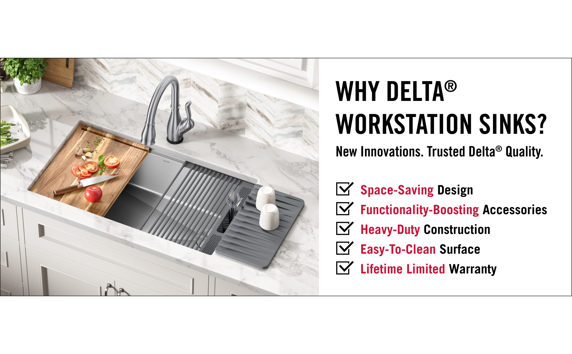 Delta Lorelai 16-Gauge Stainless Steel 27 in. Single Bowl