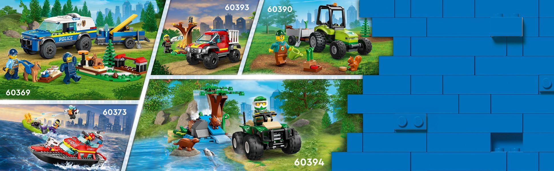 LEGO City ATV and Otter Habitat, 60394 Voiture tout-terrain pour en