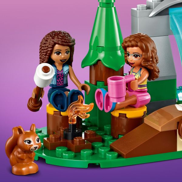 LEGO Friends Forest Waterfall Camping Adventure Set 41677 
