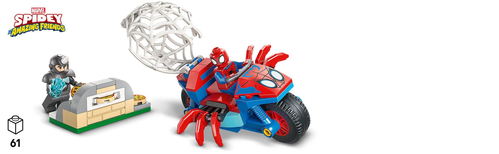 Colorful, pictorial building instructions and a large Starter Brick to make building fast and fun.
