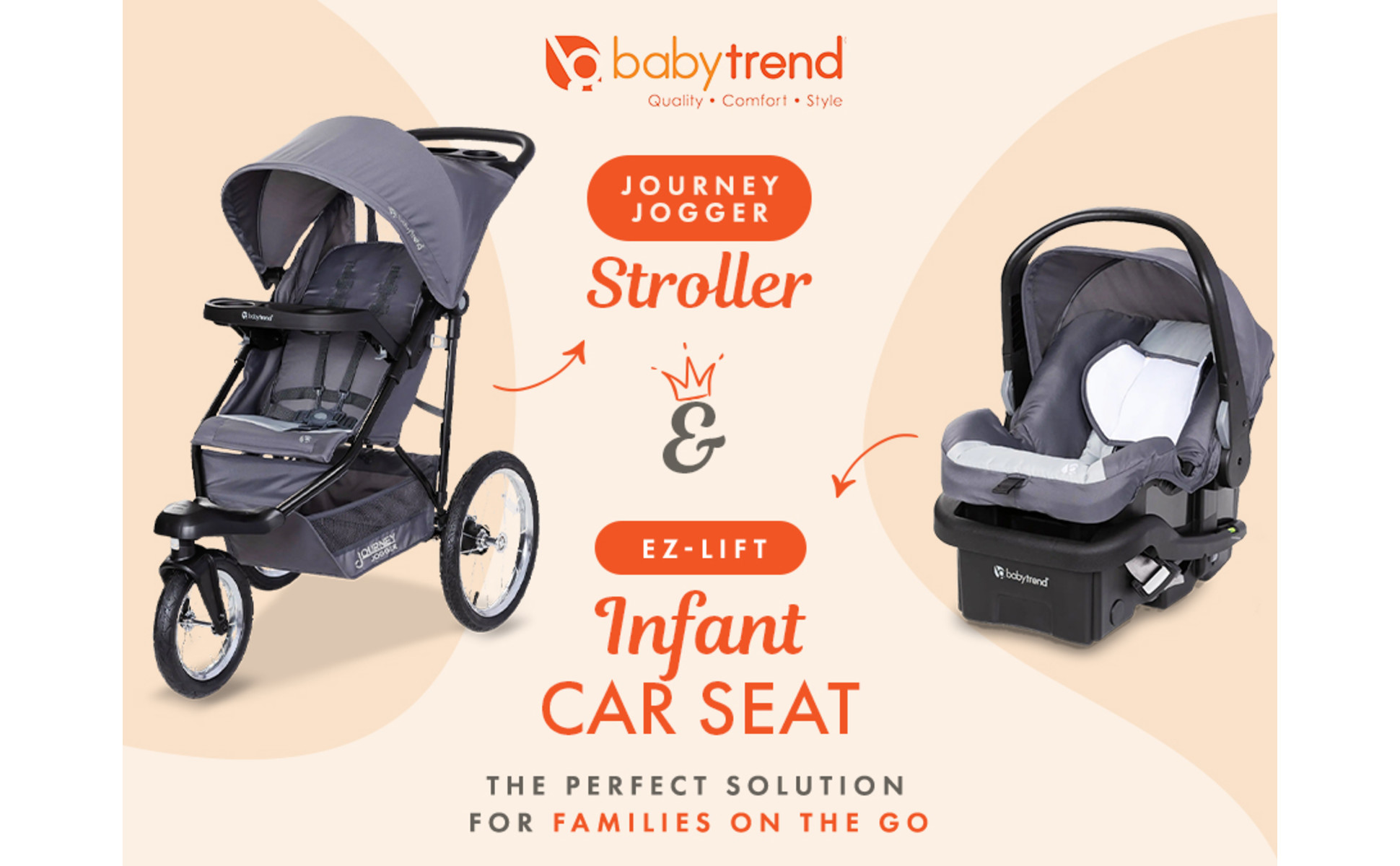 evenflo otto Evenflo Gold Otto Self-Folding Lightweight Travel Stroller - Moonstone main image 0