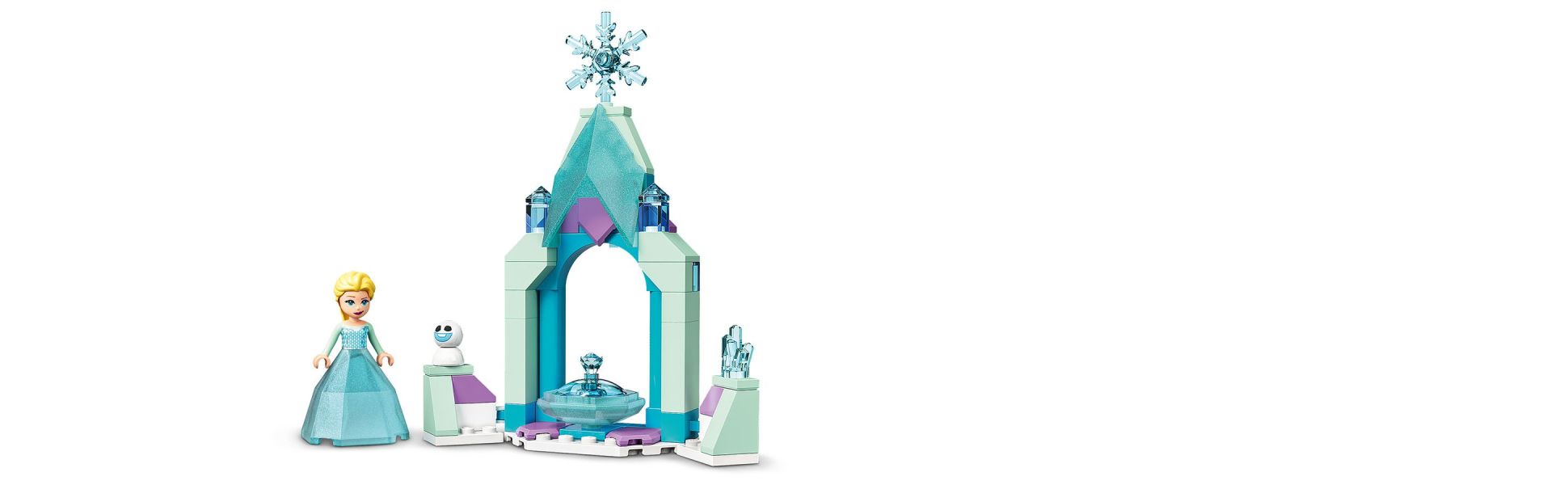 Kids will love discovering all the fun adventures they can have with Disney’s Elsa and her Snowgie friend in the courtyard.