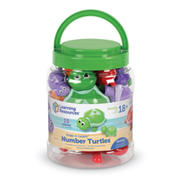 Learning Resources, LRNLER6706, Snap-n-Learn Number Turtles, 1