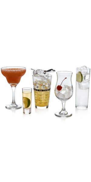 Libbey Mixologist 18-Piece Bar in a Box Cocktail Set