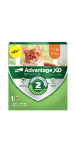 Advantage II Vet Recommended Flea Treatment Prevention for Small Cats Count of 6 Petco