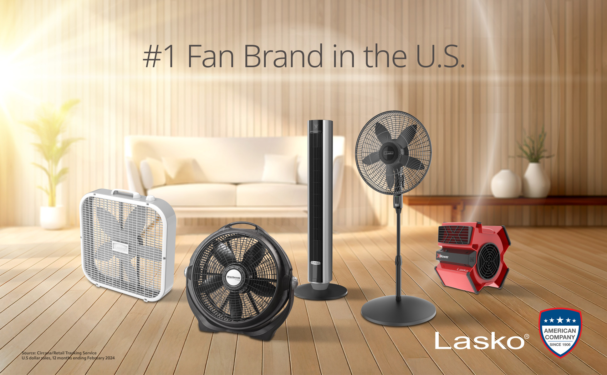 K★★101 togw WOOZOO® C81T - Tower Fan with Remote and Adjustable Vents