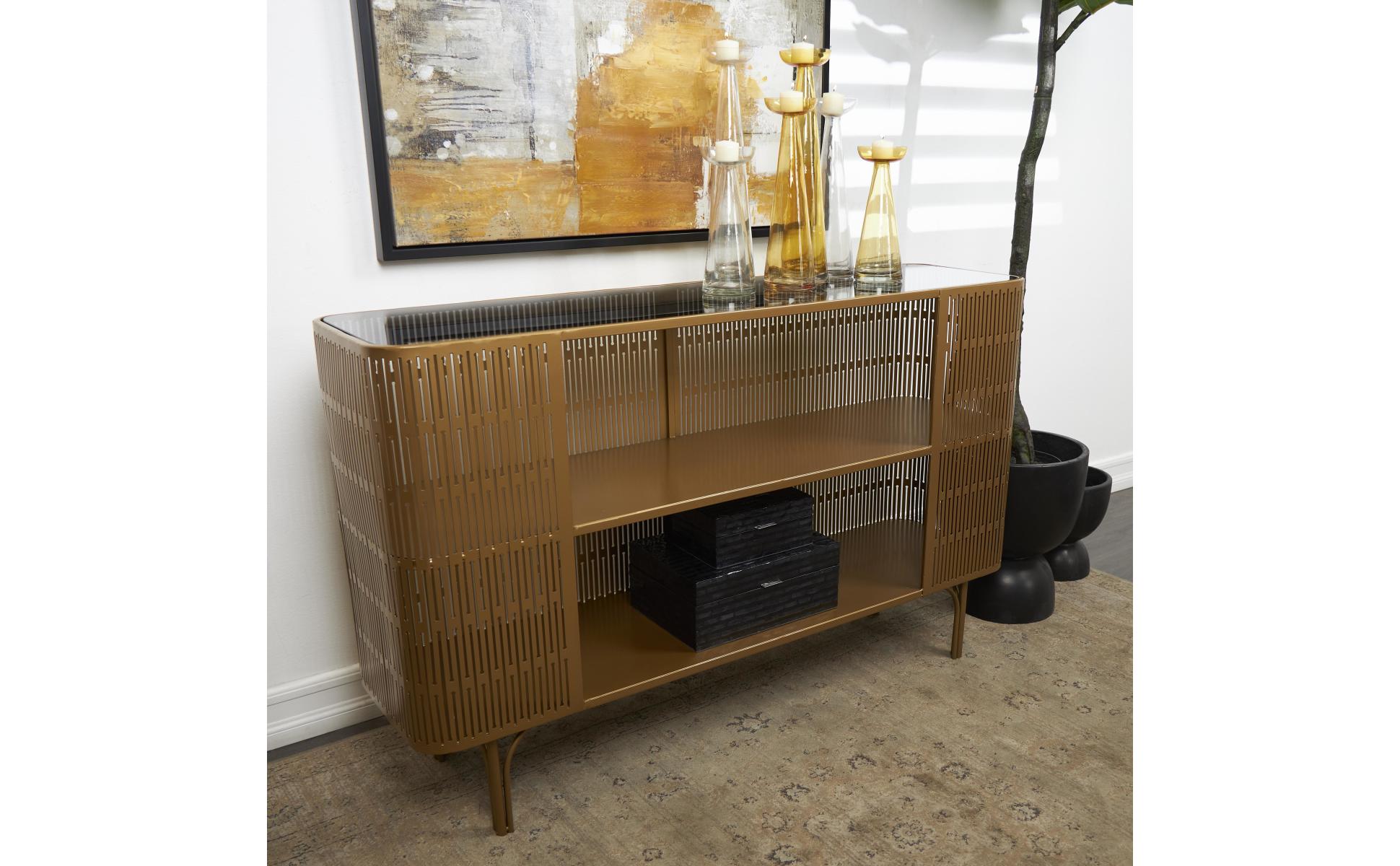 Amazon.com - VLOJELRY Accent Cabinet with Doors, Rattan