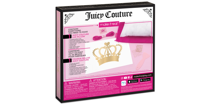 Juicy Couture: DIY Lux Pillow - Create Your Own Juicy Couture