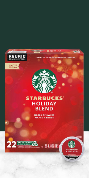 Starbucks Holiday Blend K-Cup Coffee