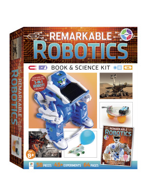 Curious Universe Remarkable Robotics Book Science Educational Kit Build Robots Over 45 Experiments Includes 58 Pieces 64 Page Book Learning Education Kids Tweens Teens Aged 7 15 Walmart