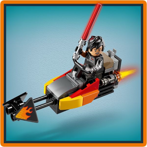 Unleash Darth Dev on the hidden speeder bike.