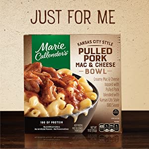  Gourmet Kitchn Marie Callender's Party Pack - Aged Cheddar  Cheesy Chicken and Rice Bowl, Creamy Vermont Mac & Cheese Bowl,Tender  Ginger Beef Broccoli Sweet Sour (8 ( 2 of Each )) 