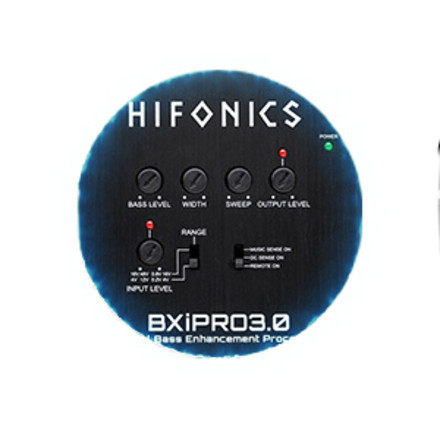 Hifonics BXiPro3.0 Processor (Black) - Digital Bass Enhancement Processor, Dash