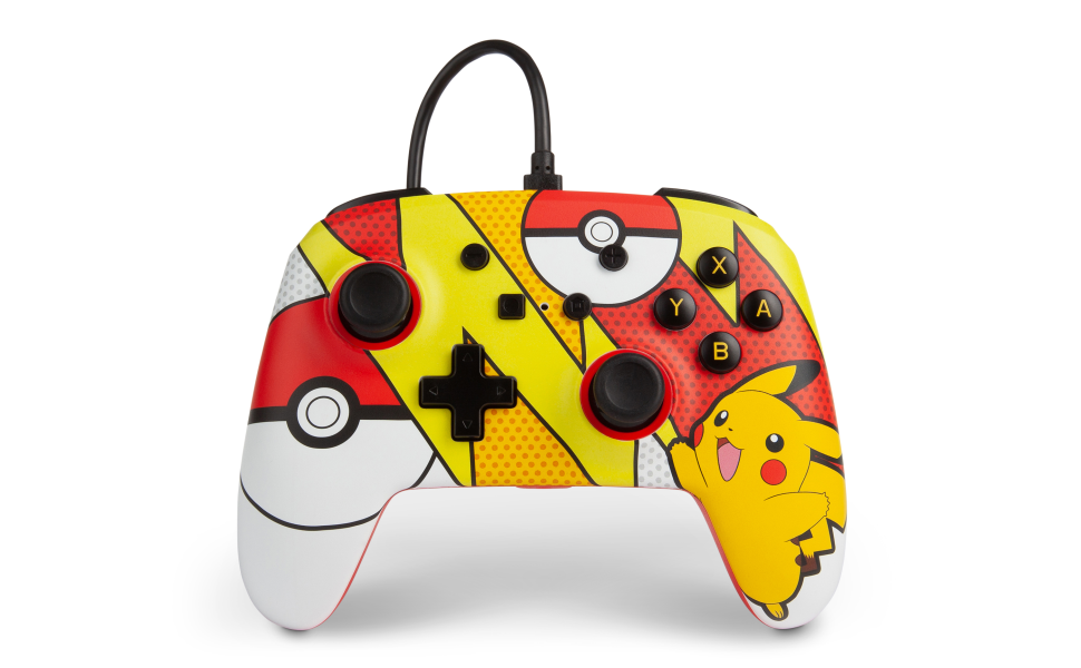 Mando Pro PowerA Con Cable Nintendo Switch Pikachu Pop Art - Promart