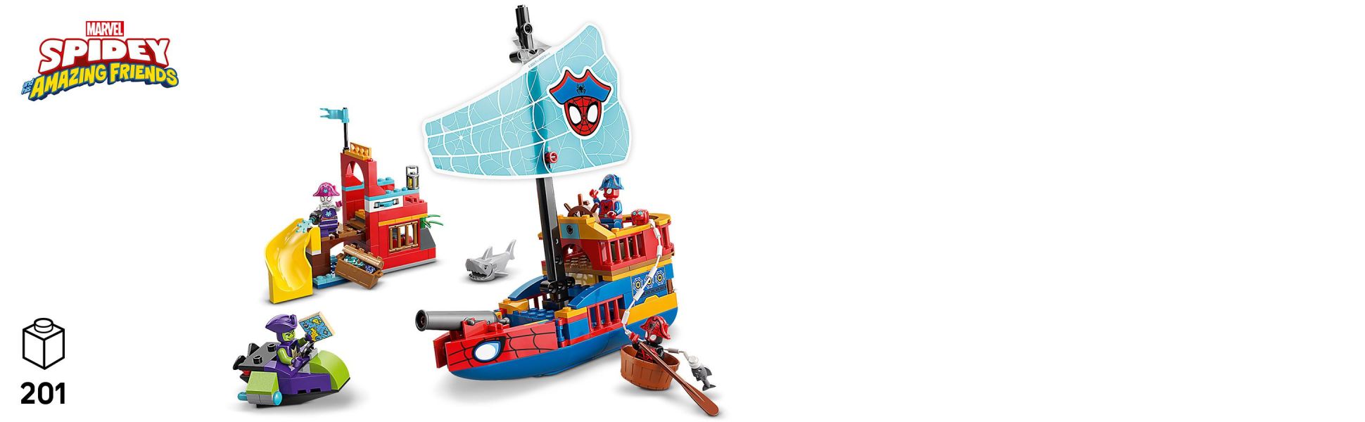 There’s 1 buildable model per bag, plus a guide and a large Starter Brick to make building fast and fun.