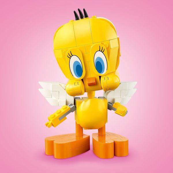 A movable head, tail, wings and feet for creative play.