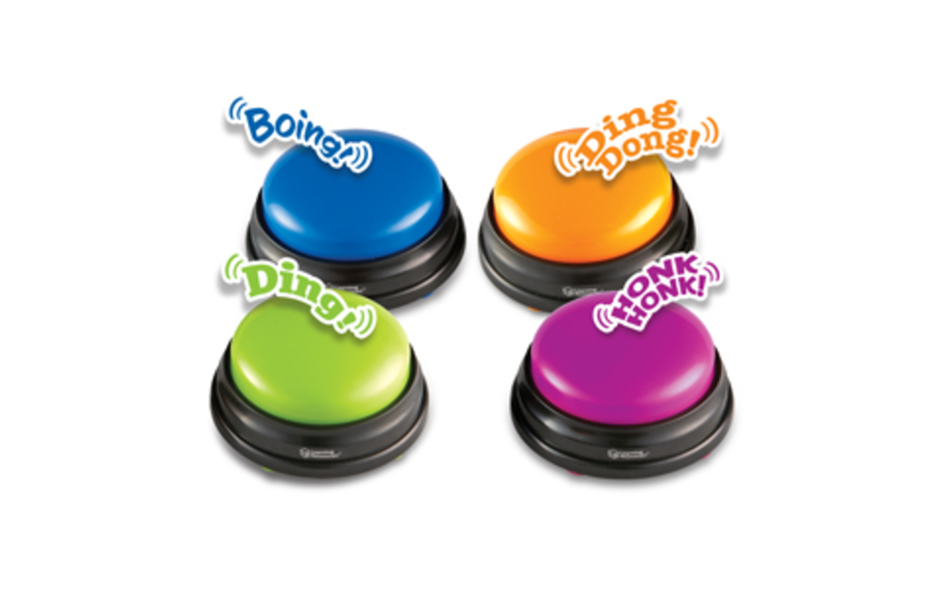 CJBIN Lot de 4 buzzer avec fonction d'enregistrement - Jouet interactif  pour chien - Multicolore : : Jeux et Jouets