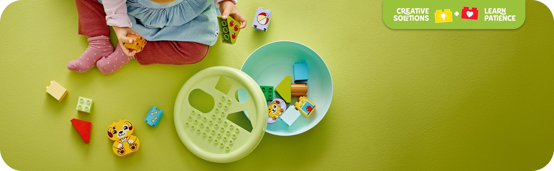 This educational toy’s big colorful bricks are easy to handle, simple to construct and develop toddlers’ fine motor skills.