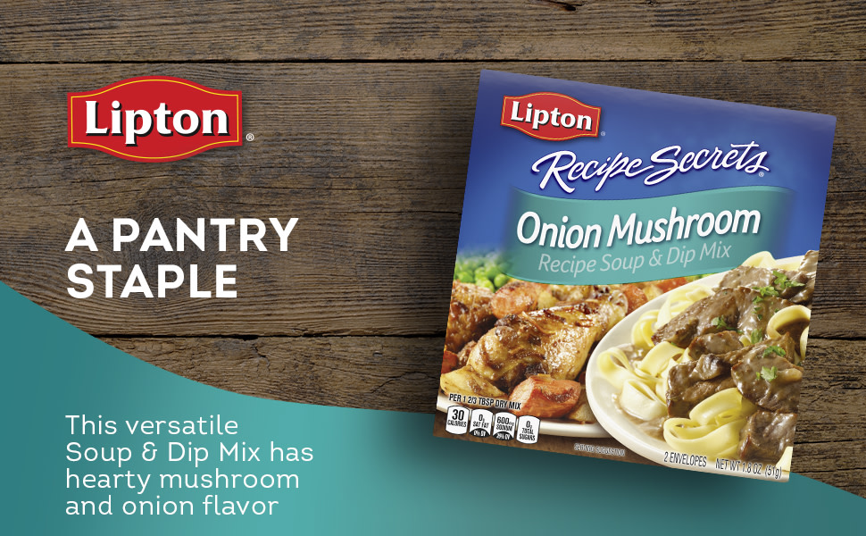 Lipton Recipe Secrets Beefy Onion Soup & Dip Mix - 2.2oz/2pk