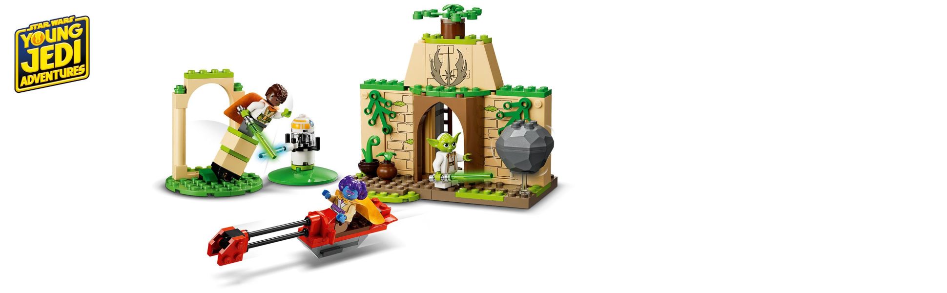 LEGO Star Wars Tenoo Jedi Temple 75358 Building Toy with Kai
