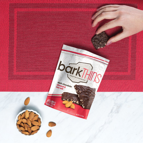 Bark Thins, Dark Chocolate with Almonds and Sea Salt 20oz 1062032 - South's  Market