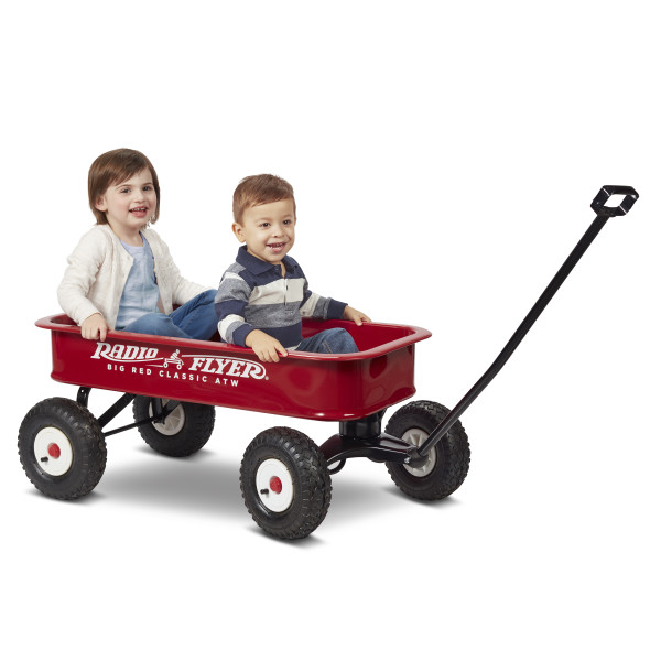 Radio Flyer, Big Red Classic ATW Metal Wagon, All-Terrain