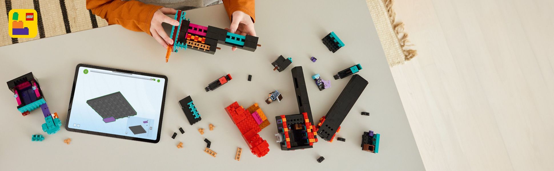 Builders can zoom in, rotate sets in 3D and track progress using the fun, intuitive LEGO Builder app.