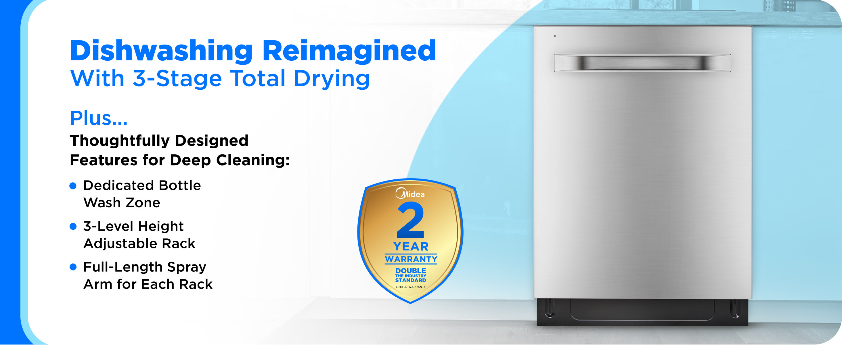 Midea Dishwasher Interior Rack