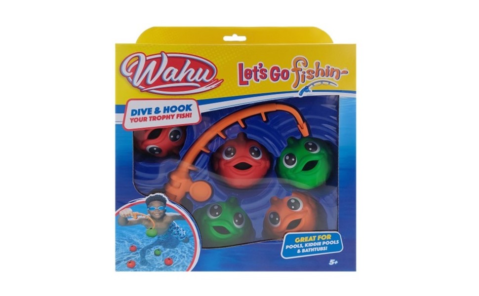 Wahu Let's Go Fishin' Pool and Bath Toy Set - Child Ages 5+ 