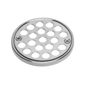 Oatey 4 in. Round Screw-In Stainless Steel Shower Drain Cover 438612 - The  Home Depot