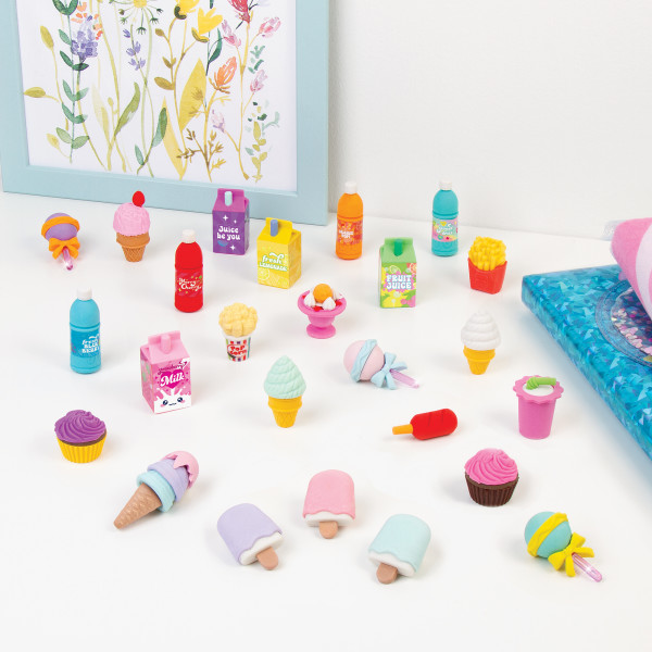 3C4G: Snacks 'N Sweets Puzzle Eraser Set - Walmart.com