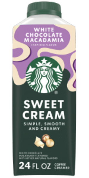 Starbucks White Chocolate Macadamia Flavored Sweet Cream Creamer