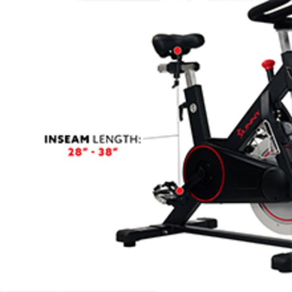 Sunny Health & Fitness Magnetic Belt Drive Indoor Cycling Bike