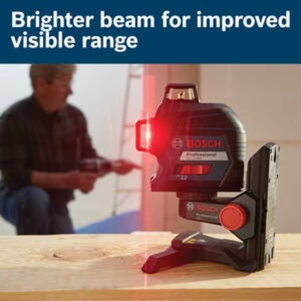 Bosch 200 ft. Red 360-Degree Laser Level Self Leveling with Visimax  Technology, Fine Adjustment Mount and Hard Carrying Case GLL3-300 - The  Home Depot