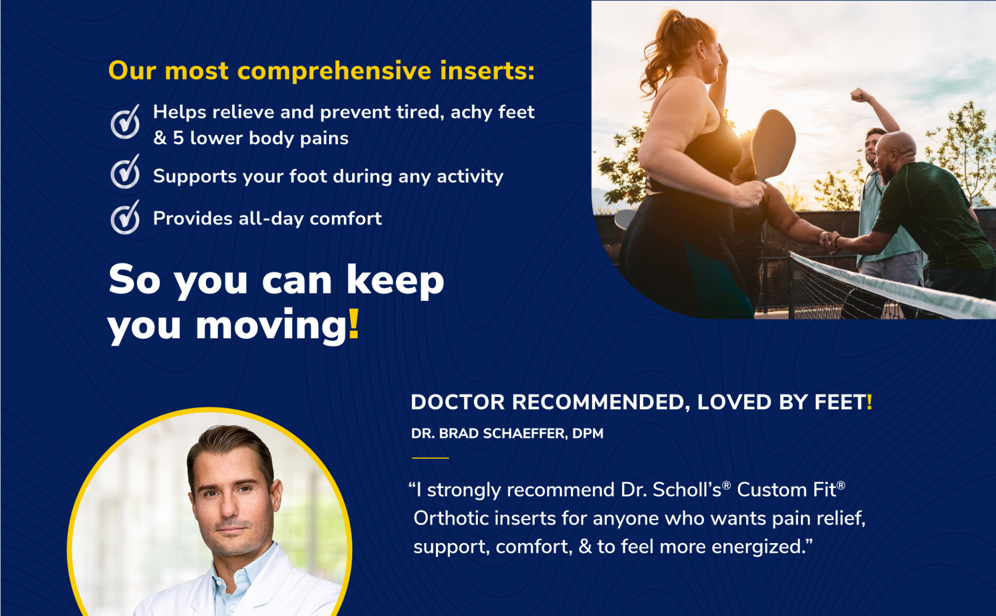  Dr. Scholl's® Custom Fit® Orthotics 3/4 Length Inserts, CF 340,  Customized for Your Foot & Arch, Immediate All-Day Pain Relief, Lower Back,  Knee, Plantar Fascia, Heel, Insoles Fit Men & Womens