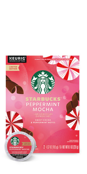 Starbucks Peppermint Mocha Naturally Flavored K-Cup Coffee