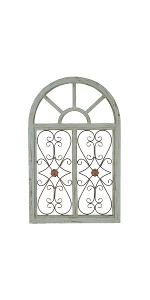 Rustic Light Blue Wood Wall Decor