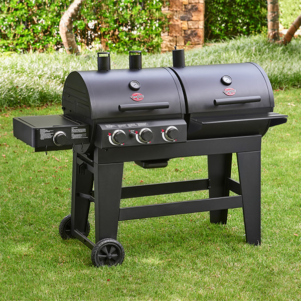 Double Play® Gas & Charcoal Grill - Char-Griller